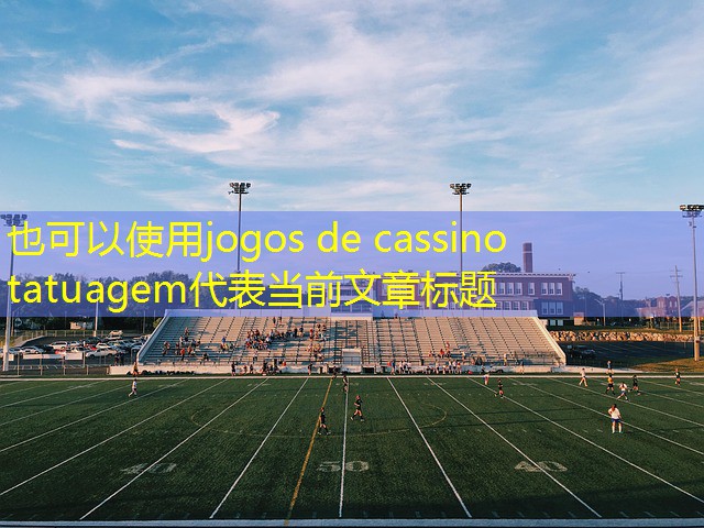 jogos de cassino tatuagem